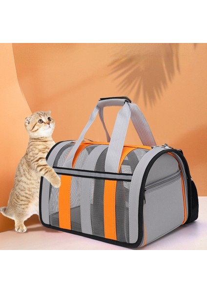 Mavi S 34X24X24CM Taşınabilir Kedi Taşıma Çantası Pet Araba Seyahat Kasaları Araç Katlanır Yumuşak Yatak Katlanabilir Köpek Kulübesi Evi Orta Yavru Köpek Için (Yurt Dışından) fırsatları