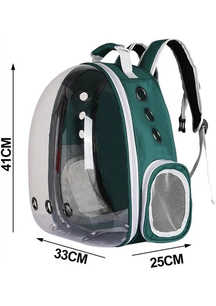 Floresan Yeşil Kedi Taşıma Çantaları Kedi Çantası Nefes Taşınabilir Evcil Hayvan Taşıma Çantası Açık Seyahat Sırt Çantası Kedi Köpek Için Şeffaf Uzay Evcil Hayvan Sırt Çantası (Yurt Dışından) modelleri