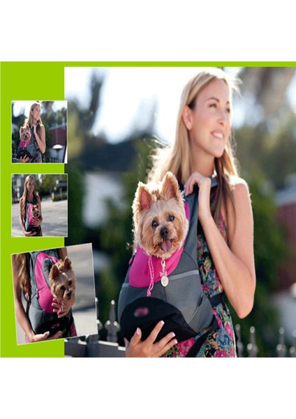 Mor 4 kg Pet Kedi Taşıma Çantası Naylon Nefes Örgü Küçük Köpek Çantası Taşınabilir Seyahat Kedi Sırt Çantası Pet Ön Outcrop Kafa Sırt Çantası Göğüs Paketi (Yurt Dışından) modelleri