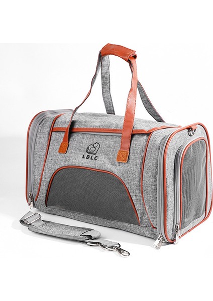 Açık Gri 46X26X28CM Katlanabilir Nefes Alabilen Yavru Kedi Taşıyıcı Kediler Için Gotas Köpekler Için Açık Seyahat Evcil Hayvan Aksesuarları Mascotas Malzemeleri Taşıma Perro (Yurt Dışından) indirimleri