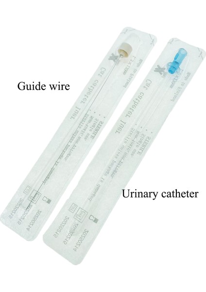 Stile ile 1.3mm 3 Adet Kedi Kedi Üriner Kateter Tutma Taş Araştırma Drenaj Mesane Saman Tek Kullanımlık, Stile Metal Kılavuz Tel Klinik Malzemeleri (Yurt Dışından)