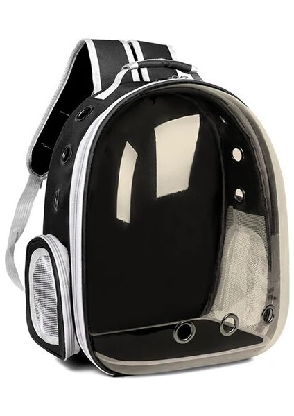 Siyah-Güneş Geçirmez F Pet Kedi Çantası Uzay Kapsülü ile Dışarı Çıkmak Köpek Çantası Sırt Çantası Şeffaf Pet Sırt Çantası Astronot Köpek Taşıma Çantası Köpek Aksesuarları (Yurt Dışından)