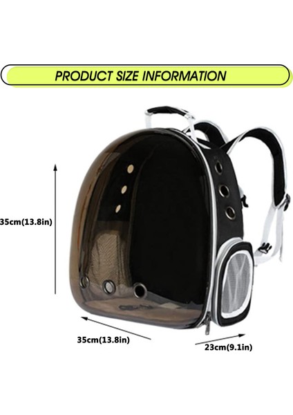 Siyah-Güneş Geçirmez F Pet Kedi Çantası Uzay Kapsülü ile Dışarı Çıkmak Köpek Çantası Sırt Çantası Şeffaf Pet Sırt Çantası Astronot Köpek Taşıma Çantası Köpek Aksesuarları (Yurt Dışından) fırsatları