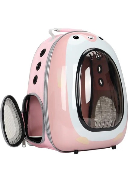 Pembe Penguen-A M Kedi Çantası, Taşınabilir ve Nefes Alabilen, Evcil Hayvan Sırt Çantası, Kedi Kafesi, Uzay Kapsülü, Kedi Malzemeleri, Kedi Sırt Çantası, Köpek (Yurt Dışından) modelleri