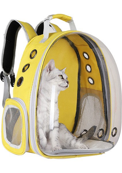 Koyu Mavi Kedi Taşıma Çantaları Kedi Çantası Nefes Taşınabilir Evcil Hayvan Taşıma Çantası Açık Seyahat Sırt Çantası Kedi Köpek Için Şeffaf Uzay Evcil Hayvan Sırt Çantası (Yurt Dışından) fırsatları