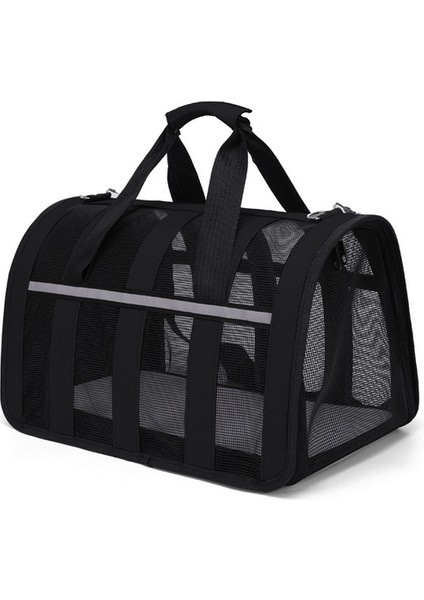 Mor L 48X27X27CM Taşınabilir Kedi Taşıma Çantası Pet Araba Seyahat Kasaları Araç Katlanır Yumuşak Yatak Katlanabilir Köpek Kulübesi Evi Orta Yavru Köpek Için (Yurt Dışından)