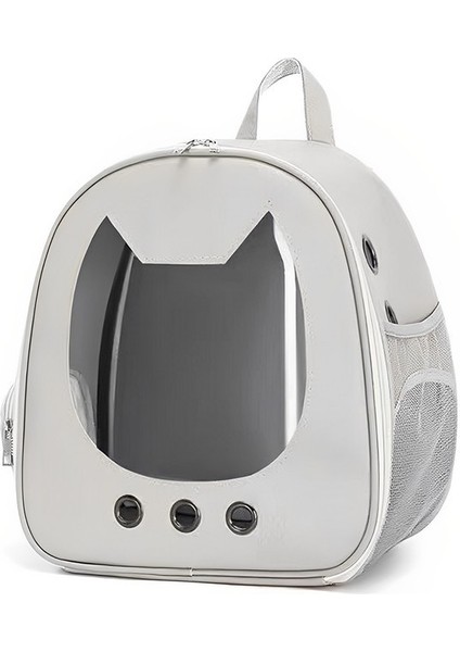 Beyaz Giden Sırt Çantası Kedi Çantası Yeni Işık Şeffaf Evcil Hayvan Çantası Büyük Uzay Rahat Nefes Kedi Sırt Çantası (Yurt Dışından)
