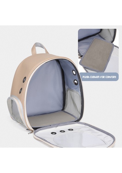 Beyaz Giden Sırt Çantası Kedi Çantası Yeni Işık Şeffaf Evcil Hayvan Çantası Büyük Uzay Rahat Nefes Kedi Sırt Çantası (Yurt Dışından) modelleri