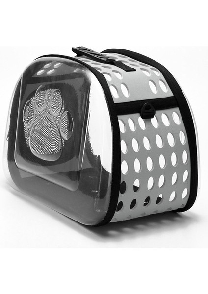 Gri S-37CMX22CMX21CM Tnly Kedi Uzay Kapsülü Şeffaf Kedi Taşıma Çantası Nefes Alabilen Pet Taşıyıcı Küçük Köpek Kedi Sırt Çantası Seyahat Kafesi Çanta Yavru Kedi Için (Yurt Dışından)