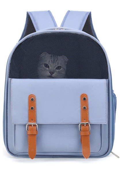 Stil 7 Çift Omuz Sırt Çantası Taşınabilir Seyahat Sırt Çantası Açık Köpek Taşıma Çantası Pet Köpek Ön Çanta Nefes Örgü Kedi Omuz Çantası (Yurt Dışından)