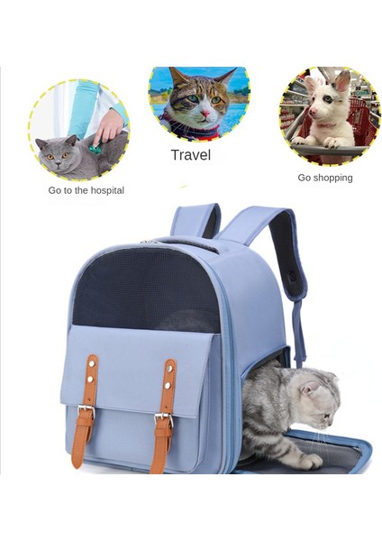 Stil 7 Çift Omuz Sırt Çantası Taşınabilir Seyahat Sırt Çantası Açık Köpek Taşıma Çantası Pet Köpek Ön Çanta Nefes Örgü Kedi Omuz Çantası (Yurt Dışından) fırsatları