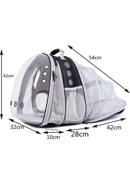Pembe Post Genişleme Dış Çanta Seyahat Çantası Pet Kedi Sırt Çantası Nefes Alabilir ve Gerilebilir Uzay Kapsülü Askı Kedi Köpek Pet Sırt Çantası (Yurt Dışından) fiyatları