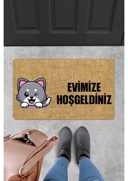 Kapı Önü Paspası Vinil Kaymaz Tabanlı