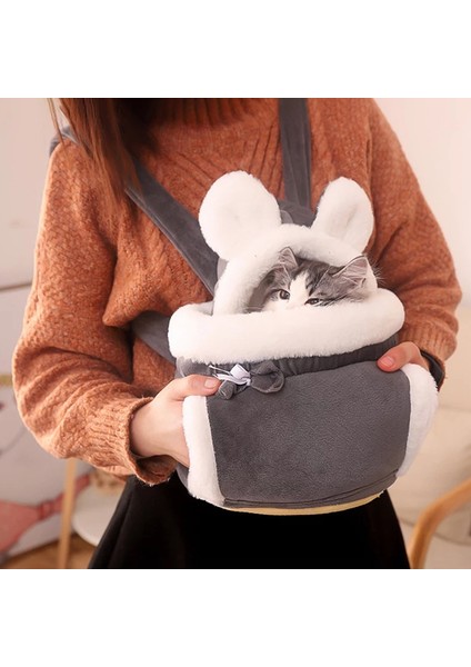 Kahve Rengi L (6 kg Içinde) Sıcak Evcil Hayvan Taşıma Çantası Küçük Kedi Köpekler Sırt Çantası Kış Peluş Evcil Kafes Açık Seyahat Için Pet Asılı Göğüs Çantaları 6 kg Yük Taşıma (Yurt Dışından) fiyatları
