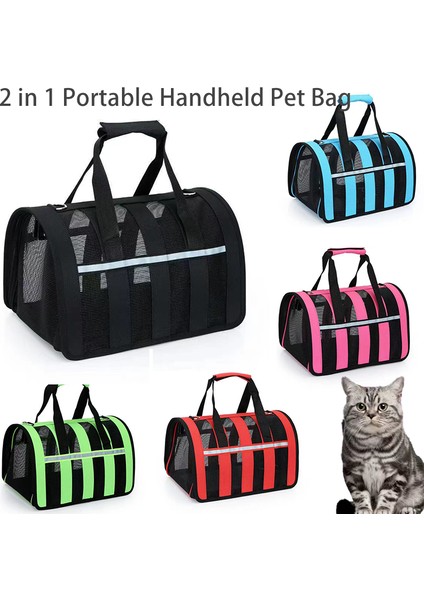 Yeşil M Yumuşak Evcil Hayvan Taşıyıcılar Kediler Çanta Taşınabilir Nefes Alabilir Katlanabilir Çanta Kedi Giden Seyahat Köpek Yavrusu Evcil Çanta Kilitleme Güvenlik Fermuarlar ile (Yurt Dışından) fiyatları