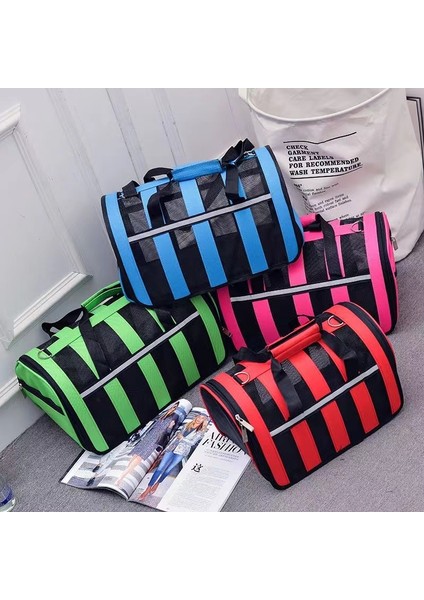 Yeşil M Yumuşak Evcil Hayvan Taşıyıcılar Kediler Çanta Taşınabilir Nefes Alabilir Katlanabilir Çanta Kedi Giden Seyahat Köpek Yavrusu Evcil Çanta Kilitleme Güvenlik Fermuarlar ile (Yurt Dışından) modelleri