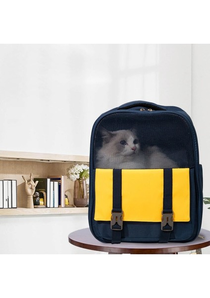 Mavi Seyahat Pet Sırt Çantası Köpek Taşıma Çantası Örgü Kedi Sırt Çantası Taşıyıcı (Yurt Dışından) fırsatları