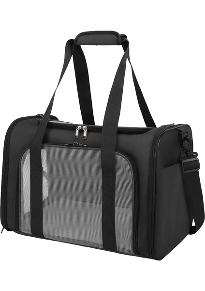 Koyu Mavi Evcil Hayvan Taşıyıcı Taşıma Seyahat Çantası Büyük Kapasiteli Taşıma Kapsülü Tote Nefes Taşınabilir Yaratıcı Çok Fonksiyonlu Evcil Hayvan Malzemeleri (Yurt Dışından) fırsatları