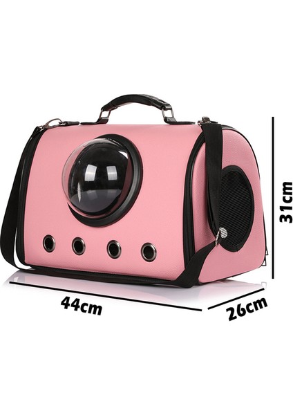 Pembe Kedi Çantası Resim Olarak Kedi Sırt Çantası Taşıyıcı Pencere Çantalı Taşıma Kedi Taşıyıcı Uzay Küçük Köpekler Için Şeffaf Sırt Çantası Kedi Aksesuarları Evcil Hayvan Taşıyıcı (Yurt Dışından)