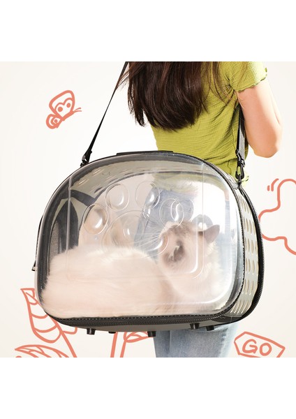 Opak Beyaz S-37CMX22CMX21CM Tnly Kedi Uzay Kapsülü Şeffaf Kedi Taşıma Çantası Nefes Alabilen Evcil Hayvan Taşıyıcı Küçük Köpek Kedi Sırt Çantası Yavru Kedi Için Seyahat Kafesi Çanta (Yurt Dışından) indirimleri