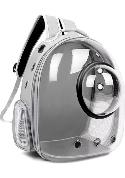 K M Kedi Taşıma Çantaları Kedi Çantası Nefes Taşınabilir Evcil Hayvan Taşıma Çantası Açık Seyahat Sırt Çantası Kedi Köpek Için Şeffaf Uzay Evcil Hayvan Sırt Çantası (Yurt Dışından)