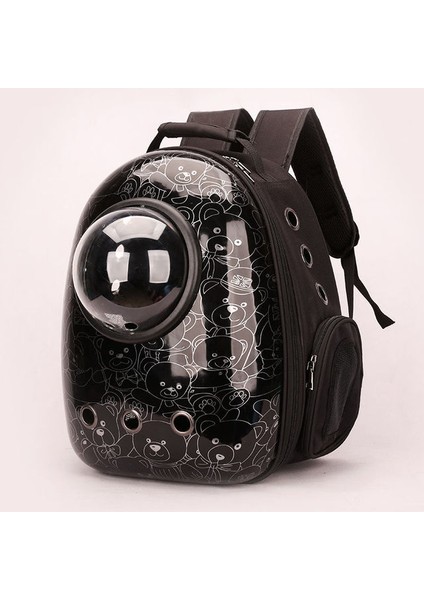 18 Hiçbir Yan Açılış Evcil Hayvan Taşıma Çantası Köpek Kedi Sırt Çantası Uzay Kapsülü Şeffaf Taşınabilir Nefes Alabilir Pet Seyahat Çantası Yavru Köpek Yavrusu Için Taşıma (Yurt Dışından)