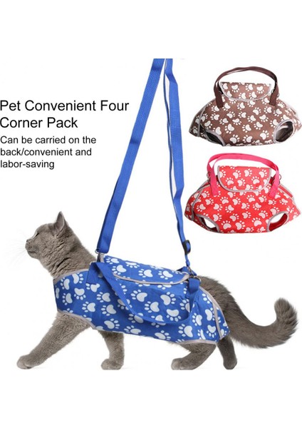Mavi S Taşınabilir Evcil Hayvan Taşıma Çantası Ayarlanabilir Askı Kedi Seyahat Çantası Nefes Çanta Kedi Köpek Açık Seyahat Taşıma Çantası Kedi Malzemeleri (Yurt Dışından) fırsatları