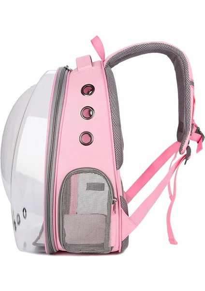 Mavi Kedi Çantası Nefes Taşınabilir Evcil Hayvan Taşıma Sırt Çantası Kedi ve Köpek Açık Hava Seyahati Sırt Çantası Şeffaf Uzay Tarzı Evcil Hayvan Sırt Çantası Kedi Çantası (Yurt Dışından) indirimleri