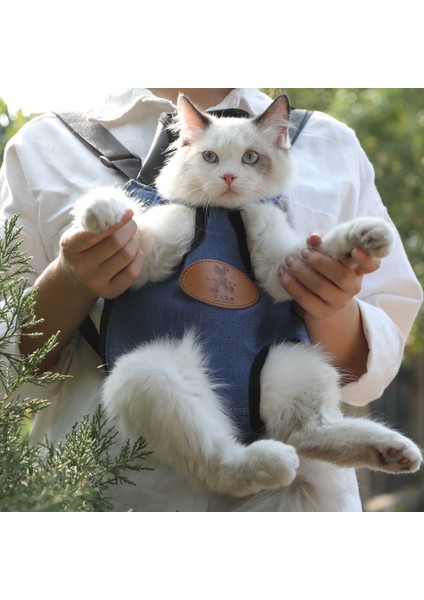 Mavi L Pet Kedi Taşıyıcı Kış Sıcak Moda Açık Seyahat Çantası Köpek Sırt Çantası Nefes Evcil Hayvan Çantaları Omuz Köpek Taşıyıcı (Yurt Dışından)