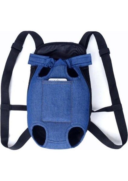 Mavi Denim L Nefes Pet Köpek Örgü Taşıyıcı Sırt Çantası Açık Seyahat Ürünleri Kamuflaj Çanta Küçük Köpek Kedi Chihuahua Örgü Sırt Çantası (Yurt Dışından)