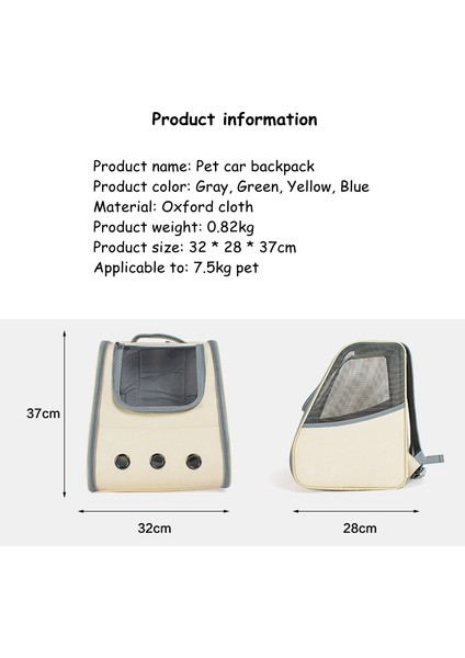Yeşil Pet Kedi Taşıma Çantası Nefes Taşınabilir Kedi Sırt Çantası Açık Küçük Köpek Taşıma Taşıma Çantası Kedi Sırt Çantası Taşıyıcılar Yastıklı (Yurt Dışından) indirimleri
