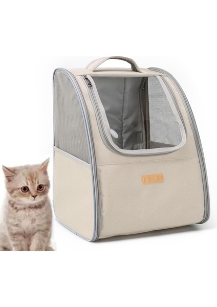 Gri Kedi Sırt Çantası Evcil Hayvan Taşıma Çantası Nefes Açık Seyahat Çantası Kedi Sırt Çantası Taşıyıcıları Kediler Için Küçük Köpekler Taşıma Evcil Hayvan Malzemeleri (Yurt Dışından) fiyatları