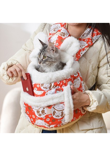 Servet Kedi M Kış Omuz Evcil Hayvan Sırt Çantası Yuva Taşınabilir Sıcak Kedi Çantası Kitty Kedi Yuva Küçük Köpek Kulübesi Evcil Hayvan Yuvası (Yurt Dışından) fiyatları