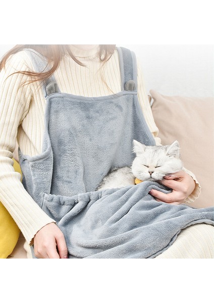 Gris For Pet 7.5kg Evcil Hayvan Taşıma Önlüğü, Kediler ve Yavru Köpekler Için Askılı Göğüs Çantası, Peluş, Kış Malzemeleri (Yurt Dışından) fiyatları