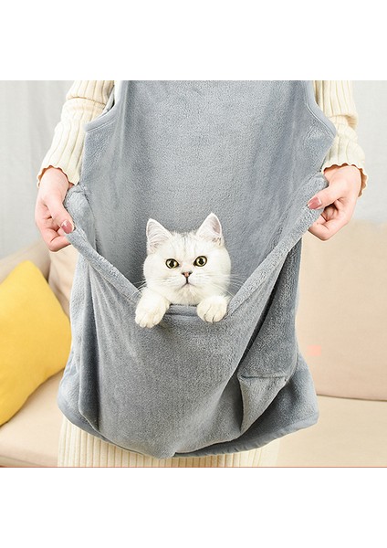 Gris For Pet 7.5kg Evcil Hayvan Taşıma Önlüğü, Kediler ve Yavru Köpekler Için Askılı Göğüs Çantası, Peluş, Kış Malzemeleri (Yurt Dışından) modelleri