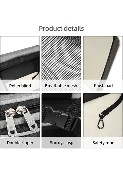 C L Çift Katmanlı Kedi Taşıyıcı Sırt Çantası Çıkarılabilir Kedi Taşıyıcı 2 Kediler Için Küçük Orta Köpekler Kediler Nefes Pet Sırt Çantası Seyahat Çantası (Yurt Dışından) modelleri