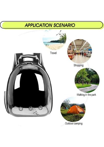 Black2 F Pet Kedi Çantası Uzay Kapsülü Köpek Çantası Sırt Çantası ile Dışarı Çıkmak Şeffaf Evcil Hayvan Sırt Çantası Astronot Köpek Taşıma Çantası Köpek Aksesuarları (Yurt Dışından) modelleri