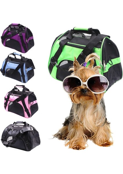 Siyah Set Altında 5kg Taşınabilir Pet Çanta Sevimli Sırt Çantası Açık Seyahat Çanta Taşıma Çantaları Yumuşak Crossbody Çanta Pet Köpek Nefes Örgü Sırt Çantaları (Yurt Dışından) modelleri