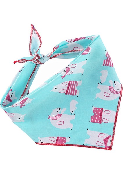 J L Aksesuarları Köpekler Kediler Evcil Hayvan Önlükleri Bandanalar Yavru Kedi Ürünleri Ekose Çizgili Yıkanabilir Yumuşak Nefes Alabilir Üçgen Eşarp Köpek Bandana (Yurt Dışından)