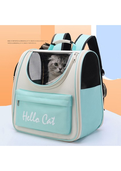 Açık Mavi Taşınabilir Açık Büyük Kapasiteli Sırt Çantası Evcil Hayvan Çantası Taşınabilir Nefes Taşınabilir Katlanabilir Kedi Çantası Uzay Kapsülü Köpek Çantası (Yurt Dışından) modelleri
