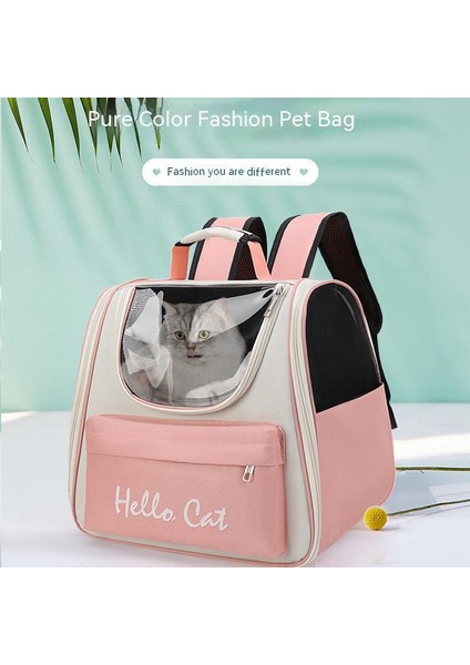 Lavanta 34X37X25 cm Kedi Açık Taşıma Çantası Nefes Taşınabilir Kedi Sırt Çantası Seyahat Şeffaf Çanta Kediler Köpekler Için Taşıma Evcil Hayvan Malzemeleri (Yurt Dışından) fırsatları