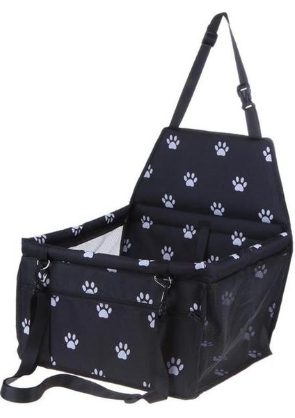 Siyah Taşınabilir Pet Köpek Araba Taşıyıcı Asılı Örgü Çanta Köpek Sepeti Su Geçirmez Kedi Köpek Koltuğu Güvenli Tutucu Ped Mat Seyahat Aksesuarları (Yurt Dışından)