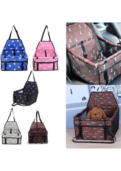 Siyah Taşınabilir Pet Köpek Araba Taşıyıcı Asılı Örgü Çanta Köpek Sepeti Su Geçirmez Kedi Köpek Koltuğu Güvenli Tutucu Ped Mat Seyahat Aksesuarları (Yurt Dışından) fiyatları