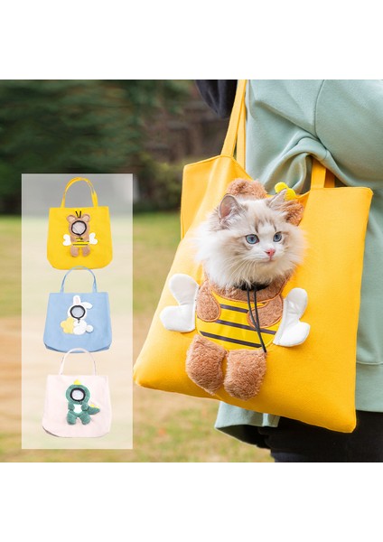 Sarı Arı 38X38 cm Balarısı Şeklinde Gösteri Kafası Pet Kanvas Şekilli Omuz Çantası Küçük Kedi Köpek Açık Taşıma Seyahat Çanta Çanta Hayvan Sling Taşıyıcı (Yurt Dışından) fiyatları