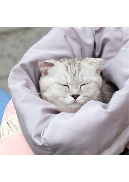 Gri 43X46 cm Pet Kedi Çanta Taşıyıcı Kış Sıcak Tek Omuz Sırt Çantası Açık Seyahat Taşınabilir Uyku Tulumu Küçük Hayvan Köpek Kedi Askılı Çanta (Yurt Dışından) indirimleri