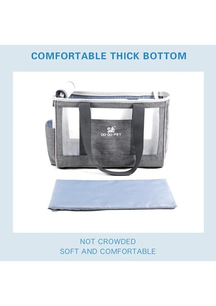 Gri 39X17X27CM Yokee Kedi Taşıma Çantası Nefes Taşıyıcı Evcil Hayvan Çantası Taşınabilir Köpek Tek Omuz Çantaları Kedi Köpek Evcil Hayvanlar Için Seyahat Taşıyıcı Çanta (Yurt Dışından) fiyatları