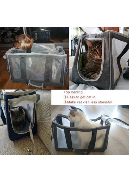 Gri 39X17X27CM Yokee Kedi Taşıma Çantası Nefes Taşıyıcı Evcil Hayvan Çantası Taşınabilir Köpek Tek Omuz Çantaları Kedi Köpek Evcil Hayvanlar Için Seyahat Taşıyıcı Çanta (Yurt Dışından) modelleri