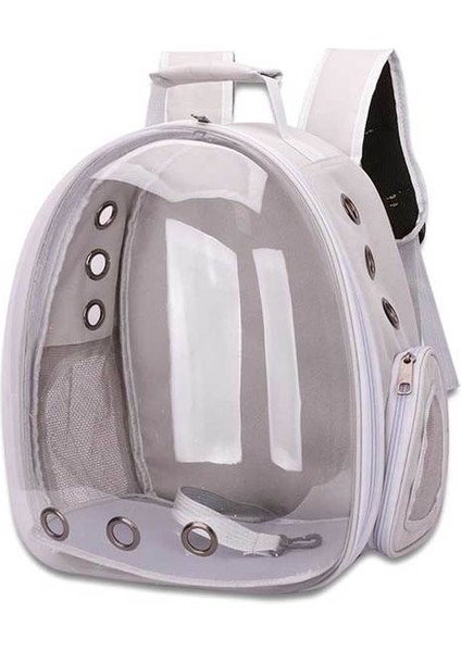 Gri Nefes Kedi Sırt Çantası Evcil Hayvan Sırt Çantası Nefes Kedi Sırt Çantası Küçük Köpek Kedi Sırt Çantası Seyahat Sırt Çantası Kafes Taşıma Evcil Hayvanlar (Yurt Dışından)