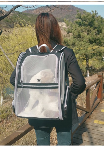 Mavi Açık Seyahat Evcil Sırt Çantası Nefes Pet Kedi Taşıyıcı Sırt Çantası Büyük Kapasiteli Kedi Köpekler Taşıma Çantası Katlanır Pet Göğüs Taşınabilir (Yurt Dışından) indirimleri