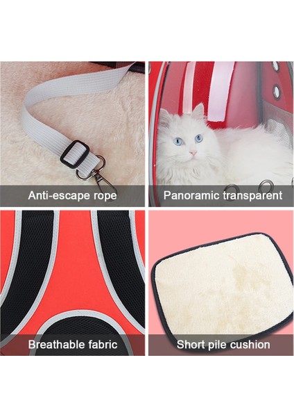 Stil 5 Uzay Modülü Pet Kedi Sırt Çantası Taşınabilir Seyahat Nefes Kedi Çantası Kapsül Taşıma Köpek Kedi Şeffaf Sırt Çantası Evcil Hayvan Taşıma Çantası (Yurt Dışından) fırsatları